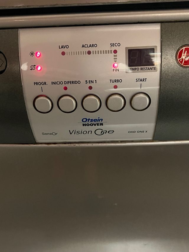 Lavavajillas Otsein Hoover Vision One Acero Inox