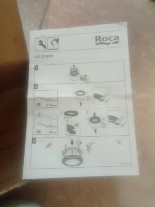 Válvula sifón plato ducha marca Roca original