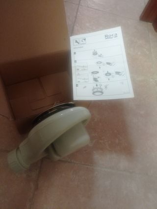Válvula sifón plato ducha marca Roca original