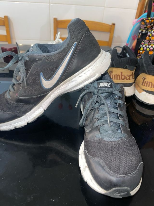 Tenis Nike Hombre Talla 44.5 Negro/Gris