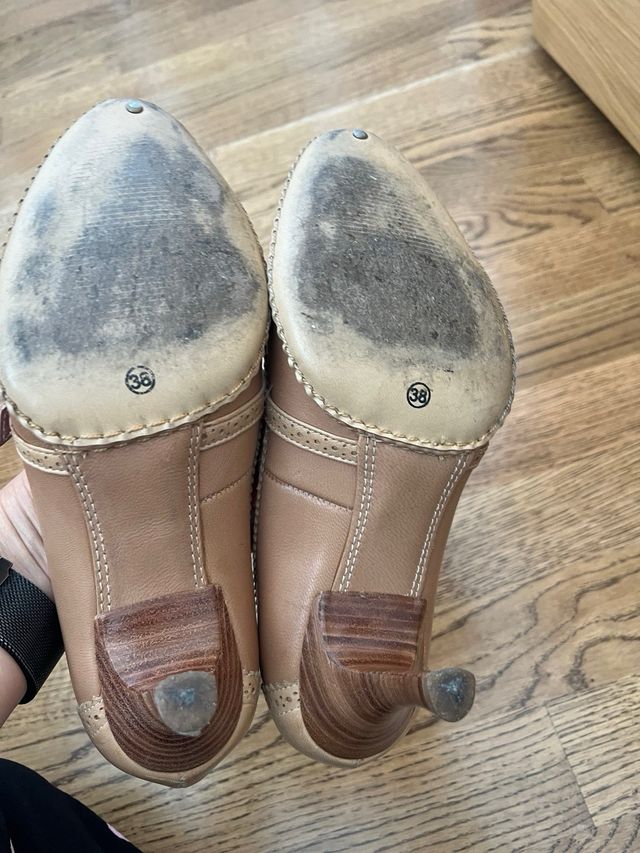 Zapatos Adela Gil Talla 38 Beige