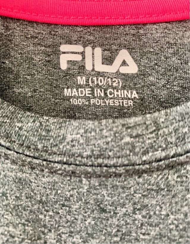 Camiseta Fila Manga Larga Niña 10-11 Años