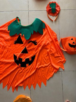 Disfraz Calabaza varios modelos bebé niño y adulto