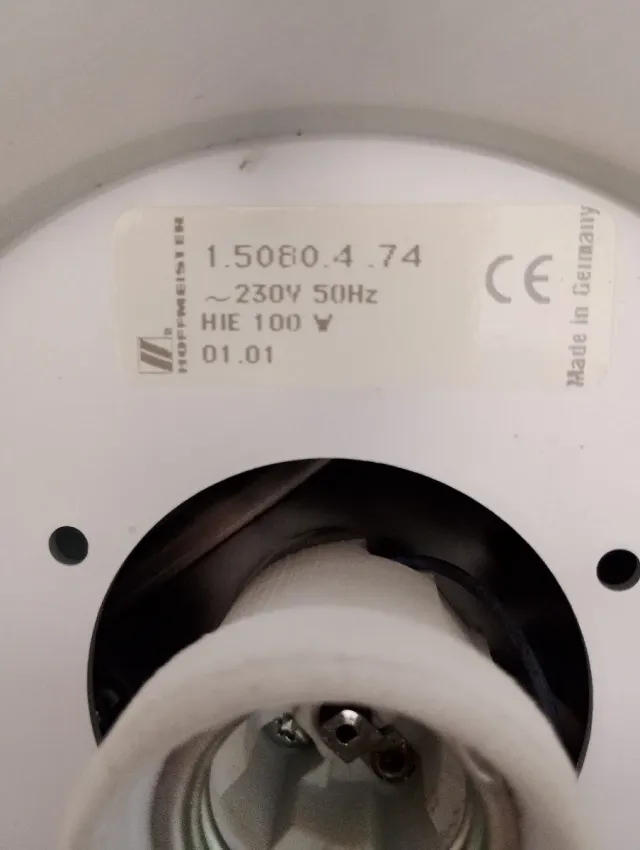 Lámpara Hofmeister Plata y Transparente