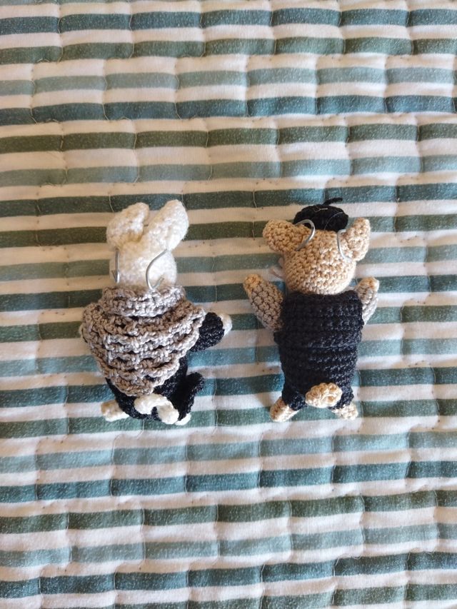 Pareja de ratones crochet