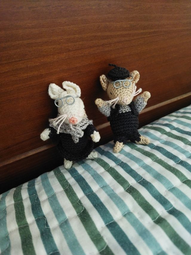 Pareja de ratones crochet