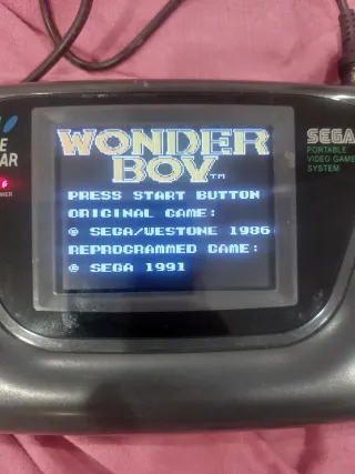 Wonder Boy Game Gear Sega