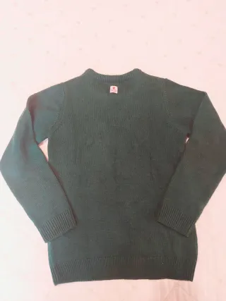 Maglioncino Natale Orsetto Verde 9-10 Anni