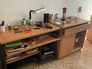 Mobili da studio con armadi in legno