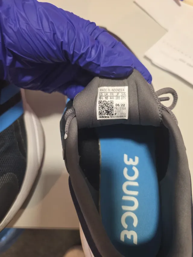 Zapatillas Adidas Azul y Gris