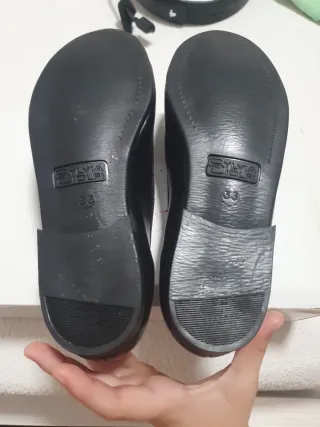 Zapatos falleros negros sin estrenar.