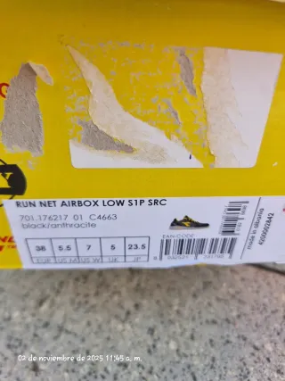 Zapatos de seguridad Diadora Talla 38