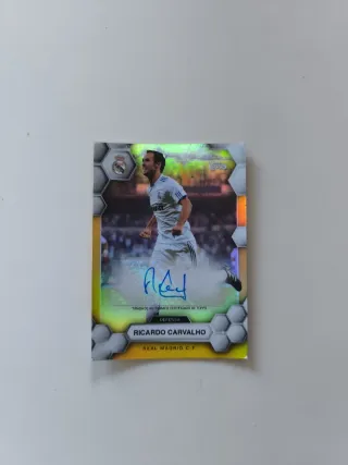 Carta Firmada Ricardo Carvalho Real Madrid