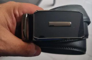 Cintura automatica nera da uomo