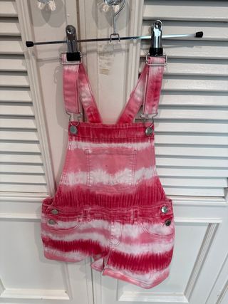Peto Corto Niña Tie-Dye Rosa Talla XS