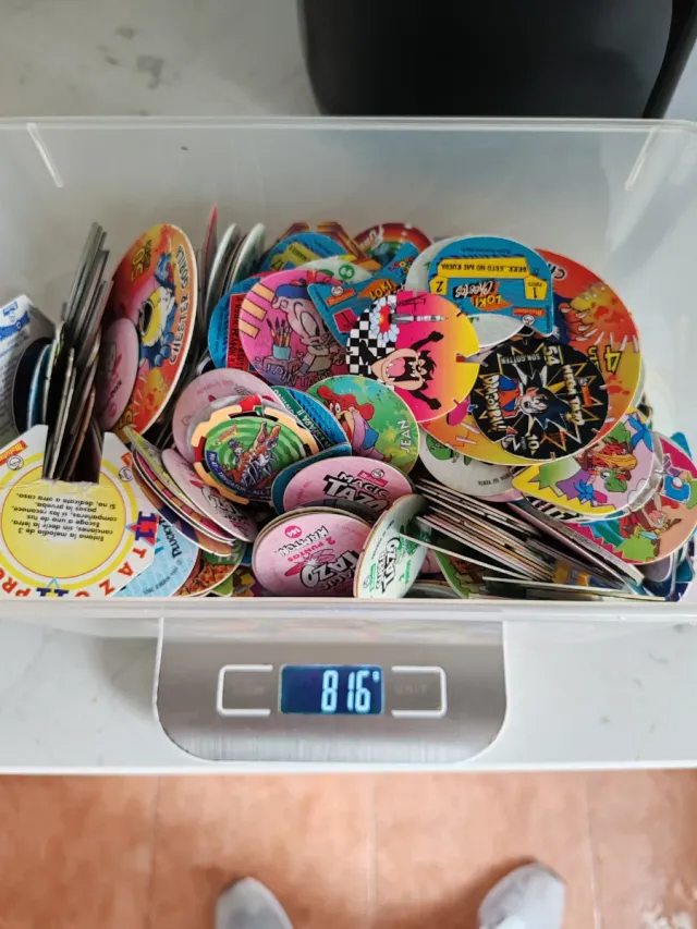 Lote de Tazos, hay de todo