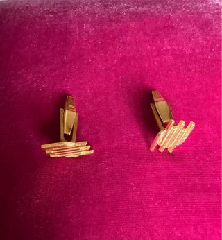 Gemelos Banco Hispano Americano Dorados