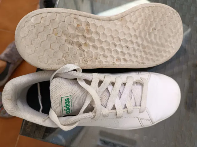 Deportivas Adidas Blancas y Verdes