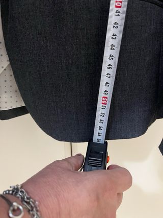 Giacca lana vergine grigia