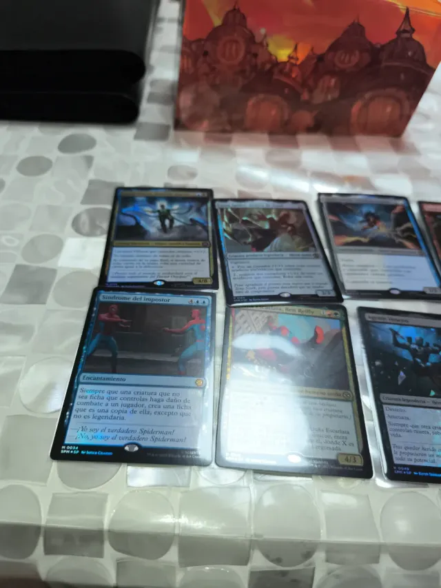 10 Cartas Magic Spiderman Foil Nuevas Castellano