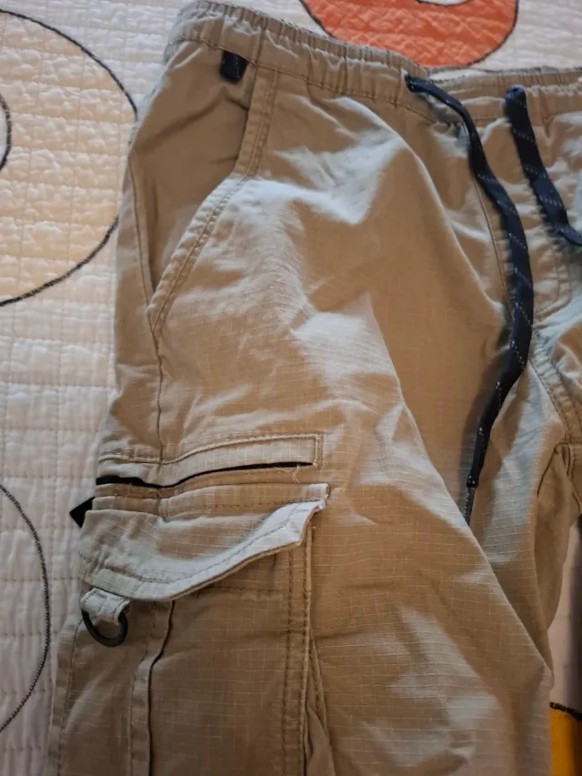 Pull&Bear Pantalón Cargo Jogger Beige Talla XS