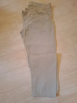 Pantaloni uomo beige