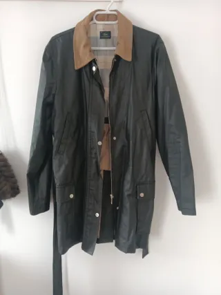 Gabardina Impermeable Lacoste Talla 38