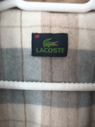 Gabardina Impermeable Lacoste Talla 38