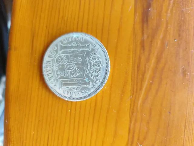 Moneda Isabel II 20 Reales 1864