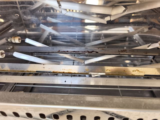 Tostador industrial de acero inoxidable