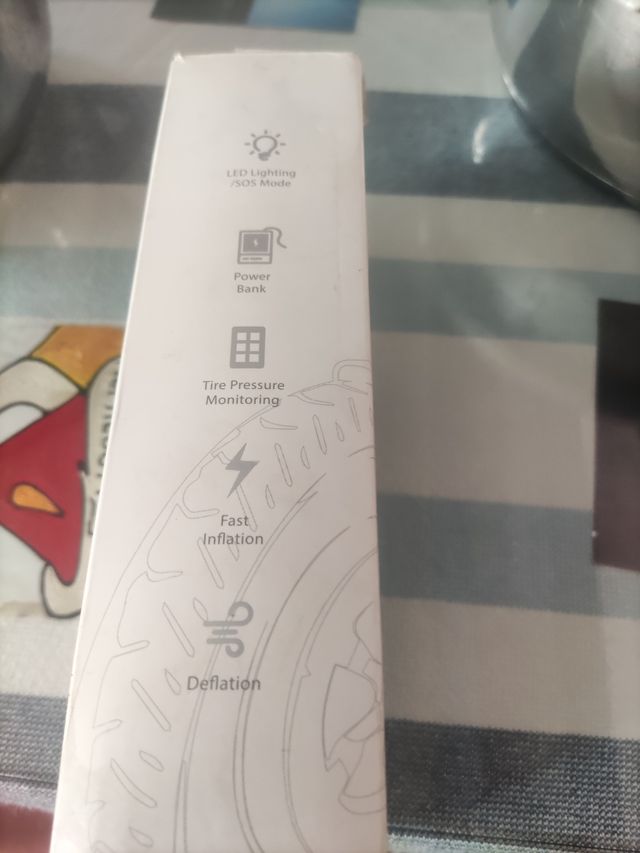 Inflador de Neumáticos Portátil Carsun 2000mAh