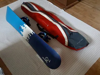 Tabla Snow K2 Luna 155 + fijaciones + funda Burton