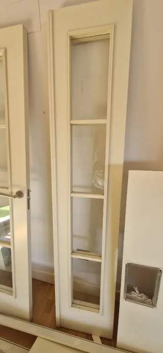 Puertas lacadas blanco roto/crema