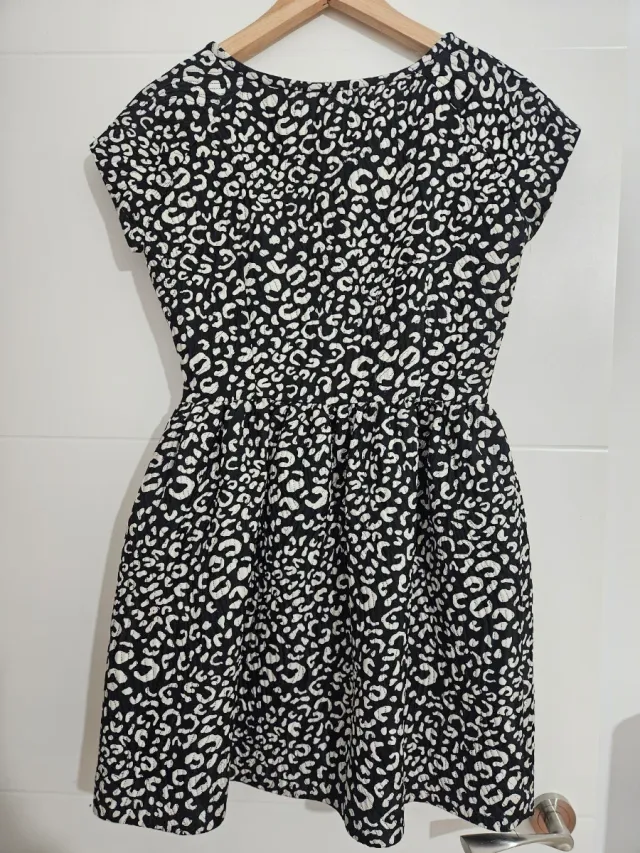 Vestido corto Zara estampado