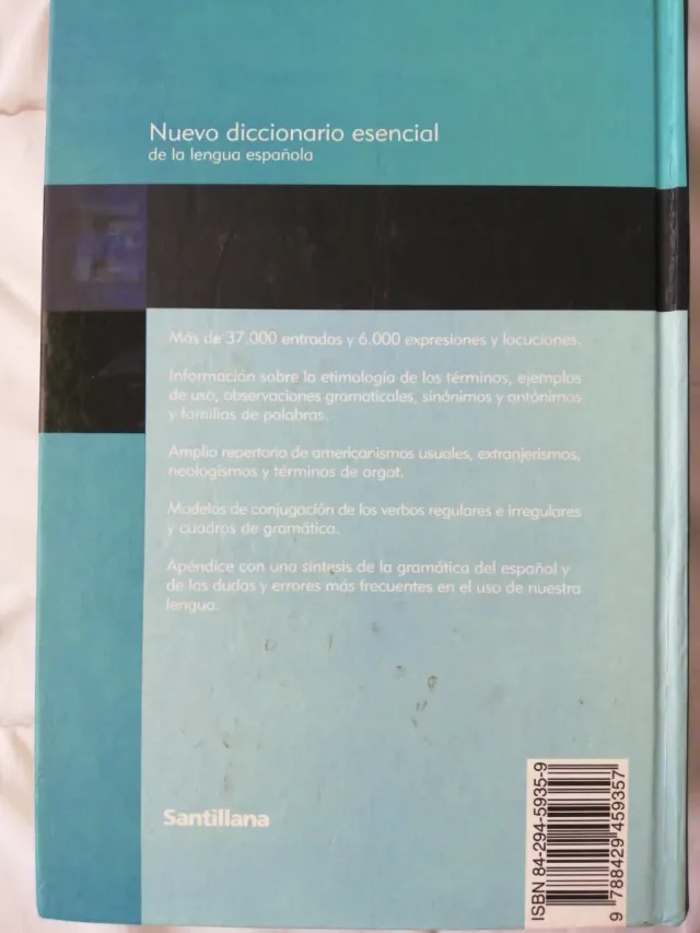 Nuevo Diccionario Esencial de La Lengua Espanol...