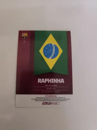 Carta Topps Raphinha FC Barcelona 24/25