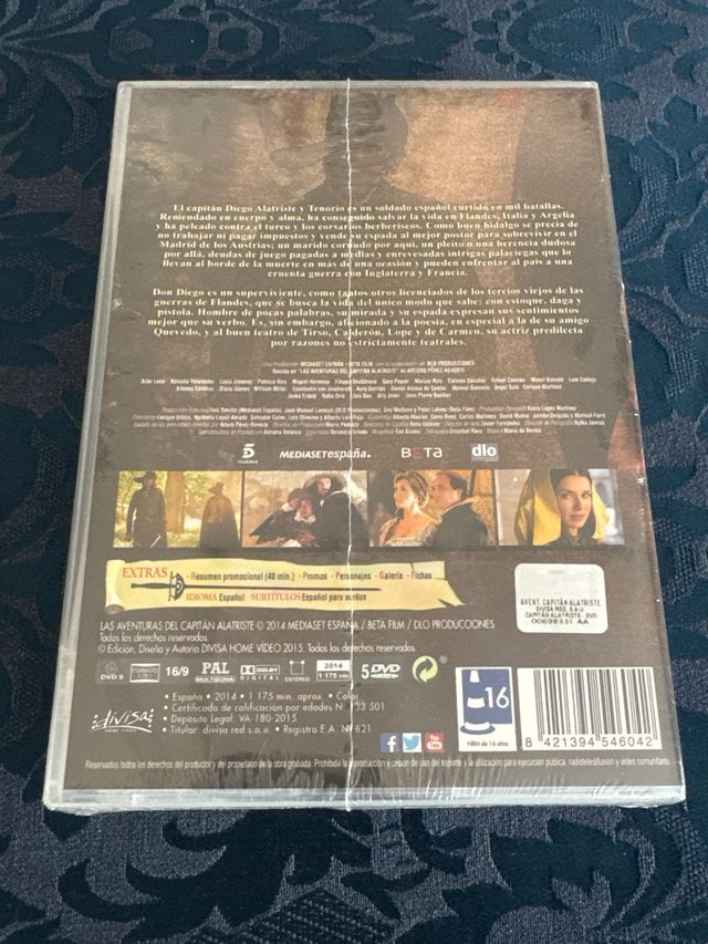 DVD Las Aventuras del Capitán Alatriste