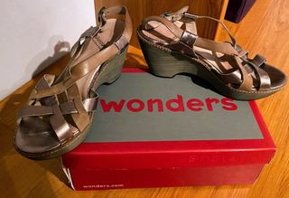 Sandalias Wonders Piel Talla 40