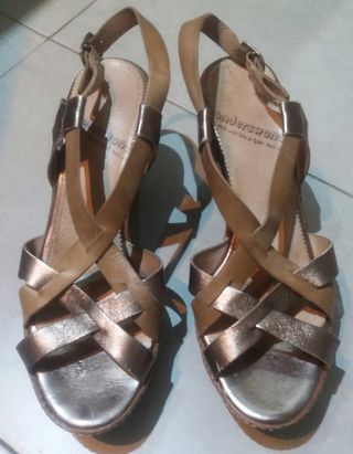 Sandalias Wonders Piel Talla 40