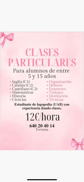 Clases particulares