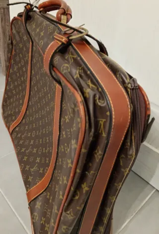 Valigia Louis Vuitton monogram marrone