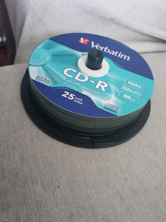 25 CDs Verbatim CD-R Extra Protection