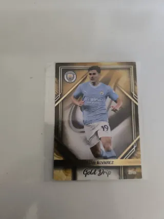 Julian Álvarez Gold Drip 23/24 Topps