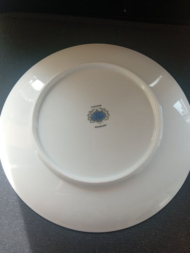 Vajilla Bavaria Porcelana Oro y Blanco