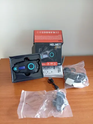 Intercomunicador Moto Bluetooth LED K09 nuevo
