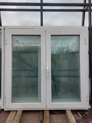 Ventana Aluminio abatible Climalit 1160x1140 mm