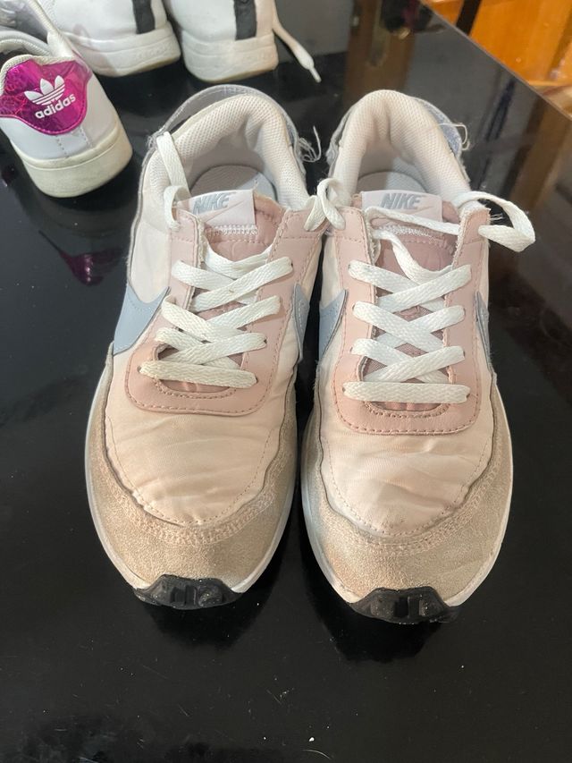 Zapatillas Nike Mujer Talla 39 Beige y Rosa