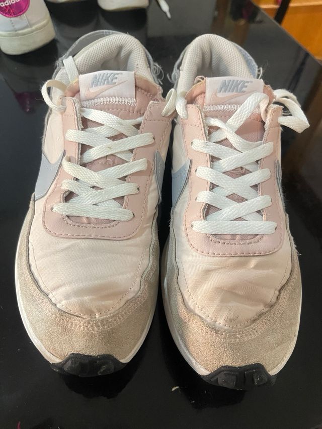 Zapatillas Nike Mujer Talla 39 Beige y Rosa