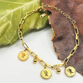 Pulsera Elizabeth chapada en Oro 18k