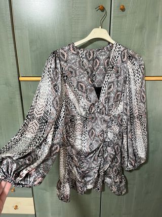 Vestito fantasia pitone manica lunga